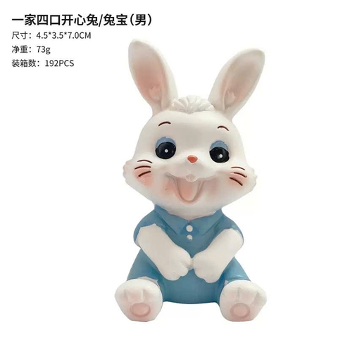Gia đình thỏ hạnh phúc