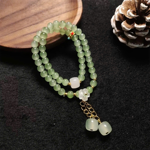 Vòng 108 hạt ngọc treo xe cầu an