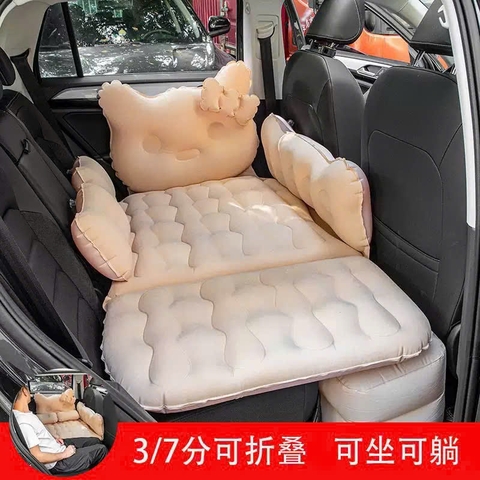 (KH) Đệm hơi ô tô hoạt hình Mèo Mickey Hello Kitty nhiều màu