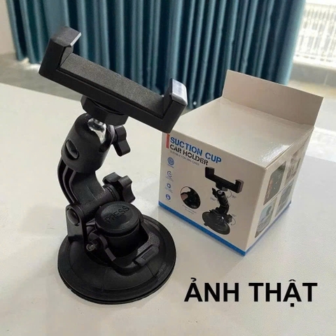 (KH) Giá đỡ điện thoại trên ô tô cửa hít kính Titan Lanparte B01 gắn điện thoại, gắn taplo kính