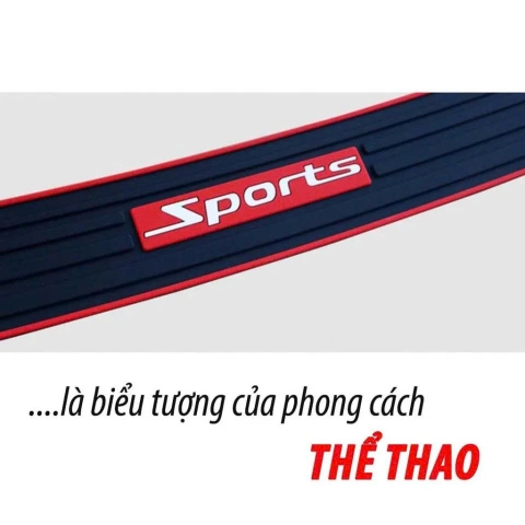 (KH) Miếng dán cao su sport dán cốp sau xe ô tô 7cmx90cm
