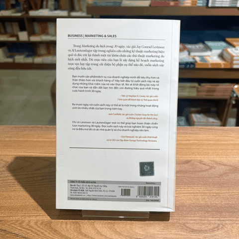 Marketing du kích trong 30 ngày 169k