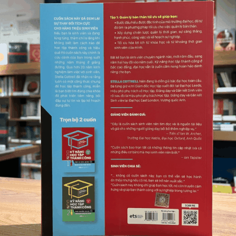 Kỹ năng học tập thành công ở bậc cao đẳng, đại học 1: Quản lý bản thân tối ưu 159k