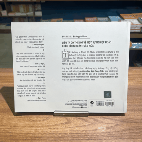 Tạo lập mô hình kinh doanh cá nhân 299k