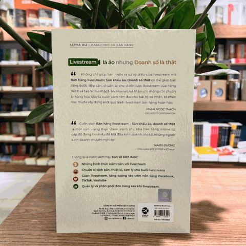 Bán hàng livestream: Sân khấu ảo, doanh số thật  ( SDV ) 199K