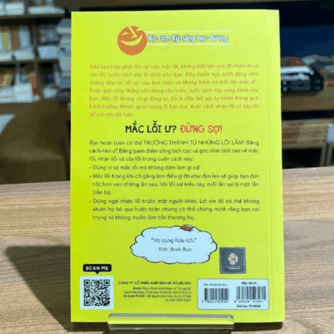 Kỹ năng học đường: Mắc lỗi ư? Đừng sợ! 79k