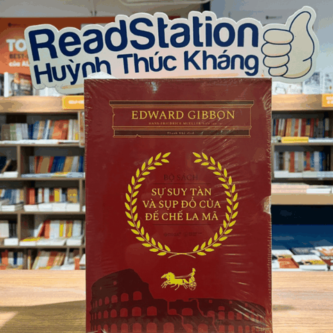 Bộ sách sự suy tàn và sụp đổ của đế chế La Mã (3c) 1.689k