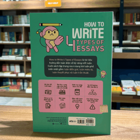 How to write 4 types of essays - Từng bước làm quen với viết luận tiếng anh 119k