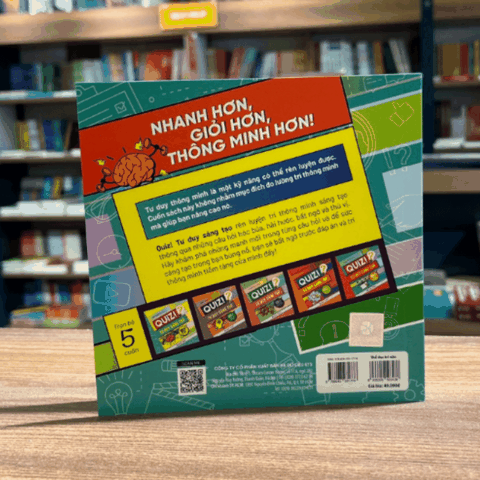 Quiz! tư duy sáng tạo: 100 câu hỏi thể dục trí não 49k