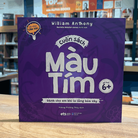 Bộ cầu vồng cảm xúc: Cuốn sách màu tím - dành cho em khi lo lắng bủa vây 50k