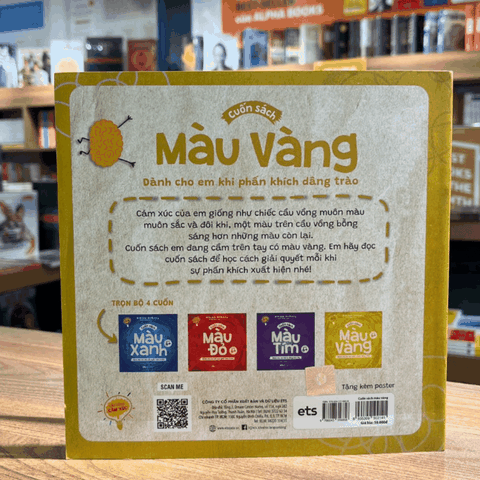 Bộ cầu vồng cảm xúc: Cuốn sách màu vàng - dành cho em khi phấn khích dâng trào 50k