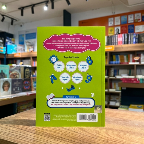 Tiểu học vui: Tự tin lớp 1 - 101 câu đố rèn trí não luyện kỹ năng 79k