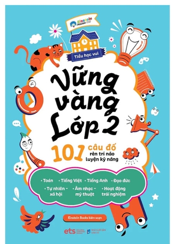 Tiểu học vui: Vững vàng lớp 2 - 101 câu đố rèn trí não luyện kỹ năng 79k