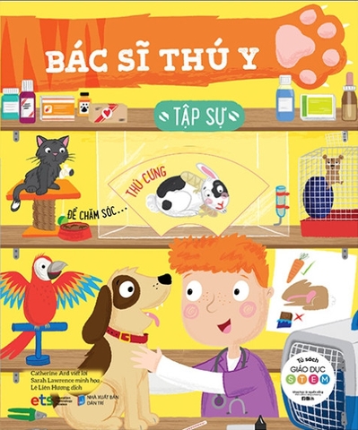 Tủ sách giáo dục Stem: Bác sĩ thú y tập sự 69k
