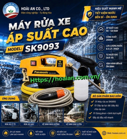 Máy rửa xe áp suất cao Sakura SK9093