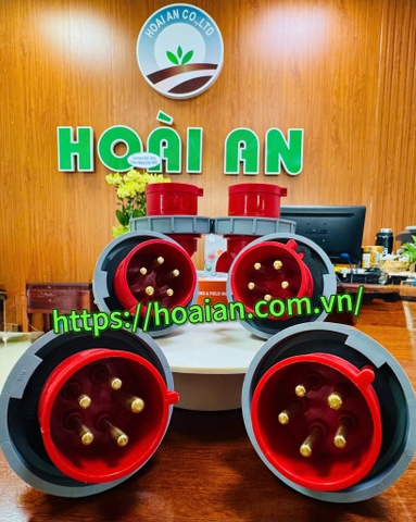 Phích cắm công nghiệp 5P 32A IP67 – F0252-6 (PCE, Austria)