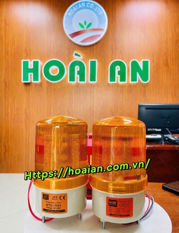 Đèn tín hiệu cảnh báo 220V, không còi KTD -1101