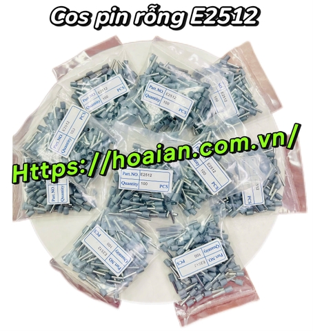 Cos pin rỗng E2512 (2.5mm2x12)