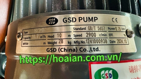 Máy bơm nước TECO 0.75HP TEGH80M1-2