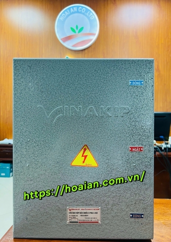 Cầu dao hộp 3pha 4 cực đảo chiều VINAKIP 100A 660V 2N