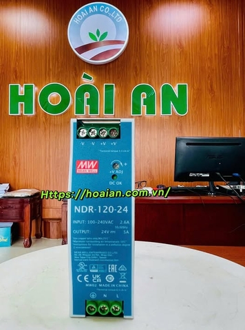 Bộ nguồn Meanwell NDR-120-24
