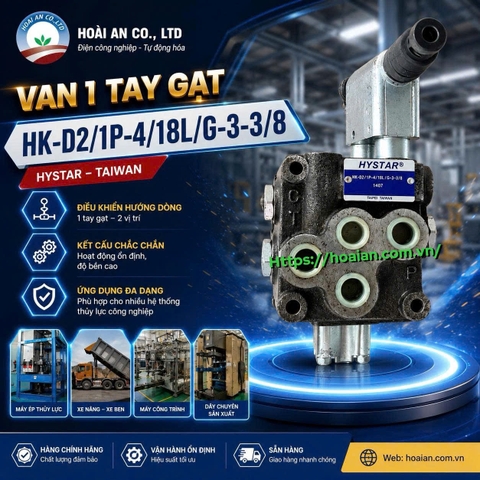 Van 1 tay HK-D2/1P-4/18L/G-3-3/8