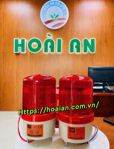 Đèn tín hiệu cảnh báo 220V, không còi KTD -1101