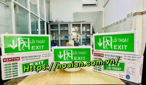 Đèn Exit Kentom 1 mặt KT-110