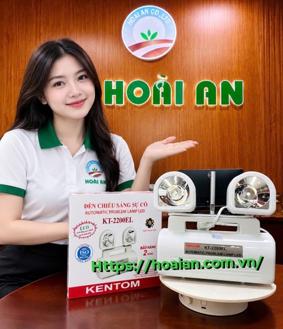 Đèn sự cố Kentom KT2200EL 220V (Không tem)