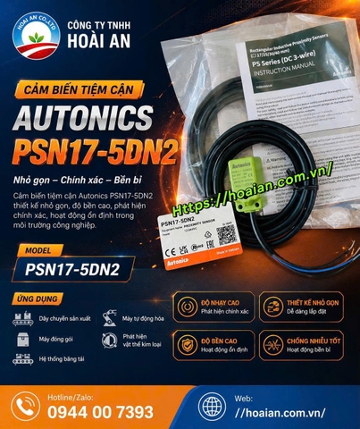 Cảm biến tiệm cận Autonics PSN17-5DN2