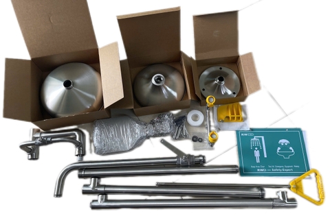 Vòi sen tắm kết hợp rửa mắt khẩn cấp WJH0858