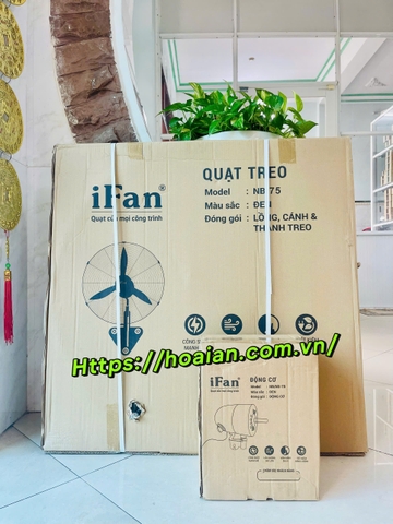 Quạt treo công nghiệp IFAN NB-75-3 lá