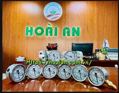 Đồng hồ áp suất ( 10kg ren 17)-tra dầu