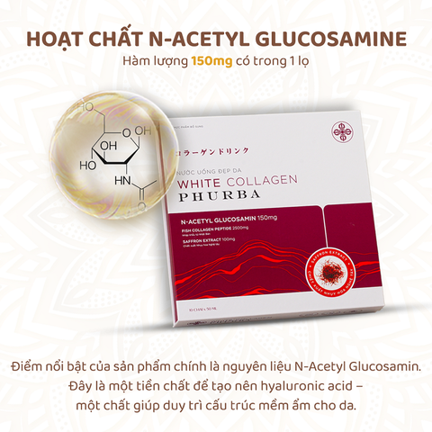Nước uống đẹp da White Collagen Phurba