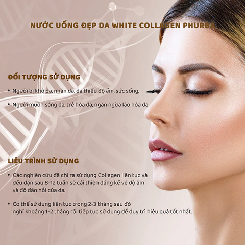 Nước uống đẹp da White Collagen Phurba