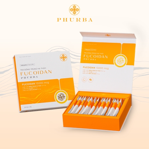 Trà Đông Trùng Hạ Thảo Fucoidan Phurba