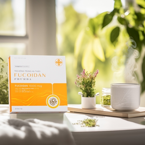 Trà Đông Trùng Hạ Thảo Fucoidan Phurba