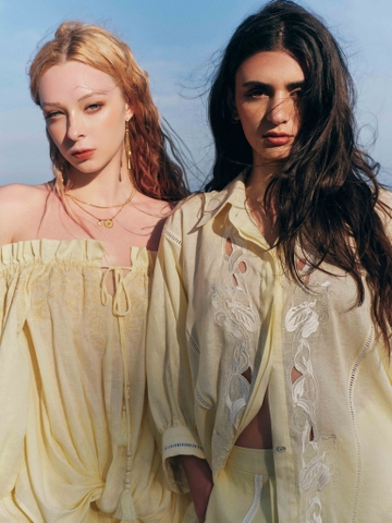 YELLOW LINEN SHIRT