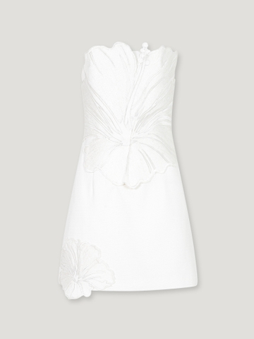 FLORAL BEADED MINIDRESS