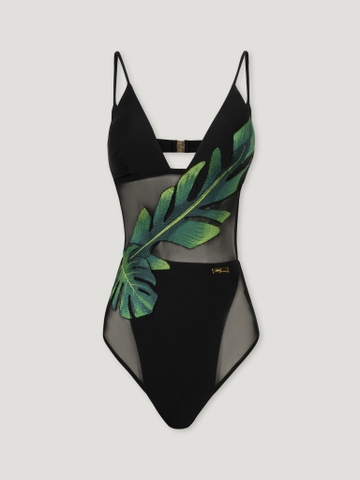 EMBROIDERED TANKINI