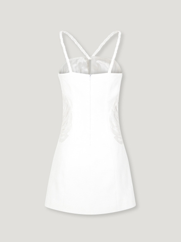 TROPICAL TWEED MINIDRESS