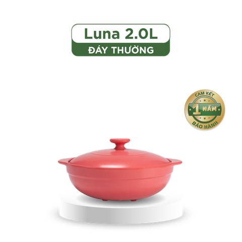 Nồi dưỡng sinh Luna 2.0L + nắp (CK) Màu đỏ