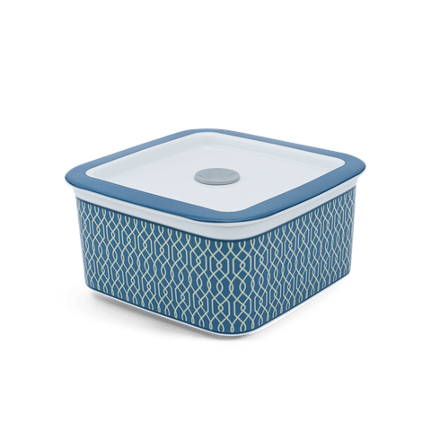 Hộp sứ dưỡng sinh vuông đựng thực phẩm 15 cm + nắp (Nhiều màu)