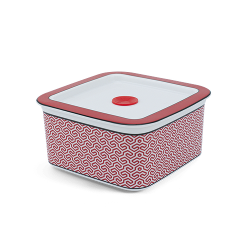 Hộp sứ dưỡng sinh vuông đựng thực phẩm 15 cm + nắp (Nhiều màu)