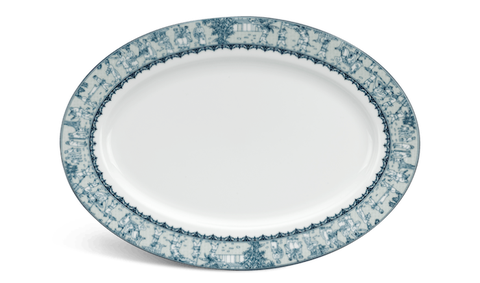 Dĩa oval 28cm Vinh Quy Nhạt