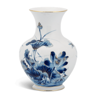 Bình Giỏ Hoa 22 cm - Sen vàng