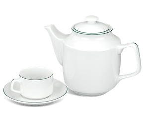 Bộ trà 0.7L - Jasmine - Chỉ xanh lá