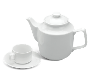 Bộ trà 0.7L - Jasmine - Trắng