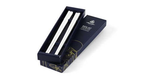 Đũa sứ dưỡng sinh 24.4 cm (2 đôi/HQ) - Dưỡng sinh IFP - Trắng ngà