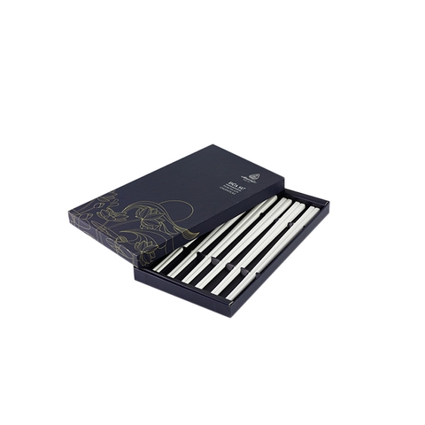 Đũa sứ dưỡng sinh 24.4cm (6 đôi/HQ) Dưỡng Sinh trắng